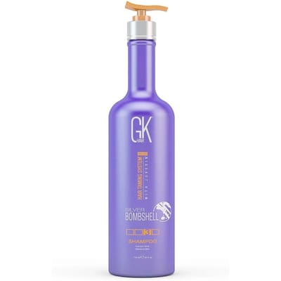 Global Keratin, Silver Bombshell, Shampoing pour Cheveux, Pour la Neutralisation des Tons Jaunes, 710 ml