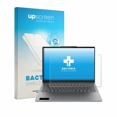 upscreen - Screenprotector voor Lenovo IdeaPad Slim 5i Gen 11 14" - Folie Beschermfolie transparant antibacterieel