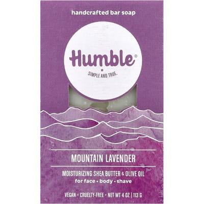Humble Brands, Handmade Bar Soap, Mountain Lavender, 4 oz (113 g)