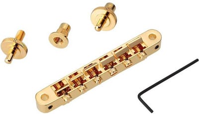 TonePros NVR2-G Tune-O-Matic Brug voor USA Gitaren - Goud