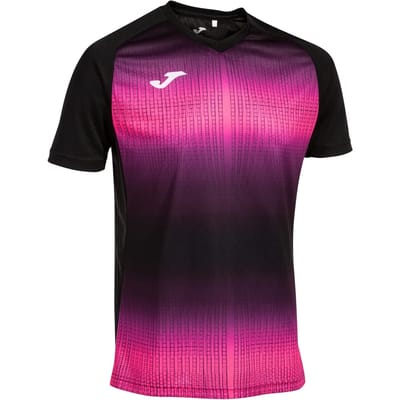 Joma Tiger V T-shirt Met Korte Mouwen Zwart,Roze M Man