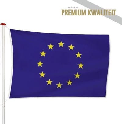 Europese Unie Vlag Europa 100x150cm - Kwaliteitsvlag - Geschikt voor buiten