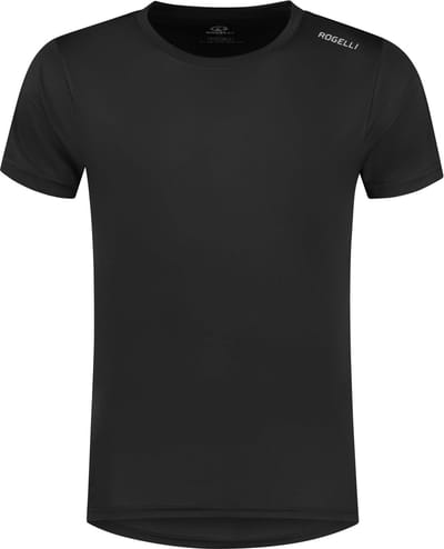 Rogelli Promo Heren Hardloopshirt - Korte mouw - Zwart
