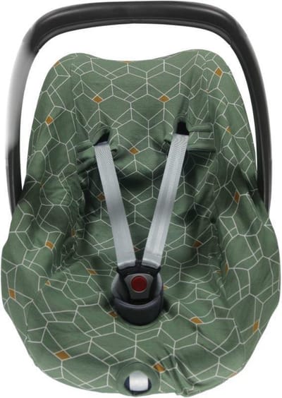 Briljant Baby Autostoelhoes 0+ Interlock - Deco - Groen
