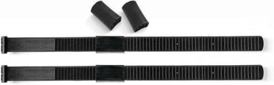 Spanbanden voor afstandhouders - set van 2, TPU staalversterkt, incl. reserve rubberen pads, zwart 600 mm lengte