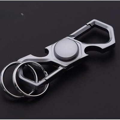 Multifunctioneel EDC Stress Relief Speelgoed Sleutelhanger Fidget Spinner Legering Flessenopener Metalen Vinger Cool Cadeau voor Volwassenen Kinderen