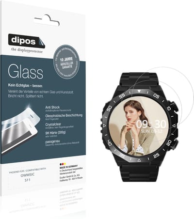 dipos – 2x Pantserfolie geschikt voor OWMSIC S11 | 9H Screenprotector