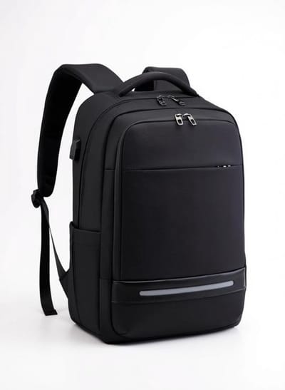 Maison Elara Grote capaciteit 17 inch laptoprugzak heren waterdicht diefstalbeveiliging USB-oplaadfunctie zwart