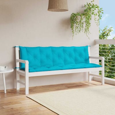 vidaXL - Tuinbankkussens - 2 - st - oxford - stof - turquoise