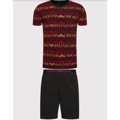 Emporio Armani Mania Pyjama heren - Zwart - Maat L