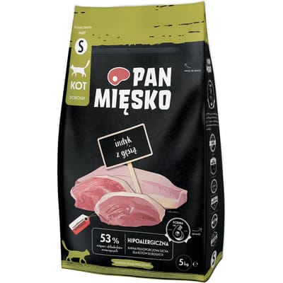 5kg Pan Mięsko Kat Kalkoen met gans Small droogvoer voor katten