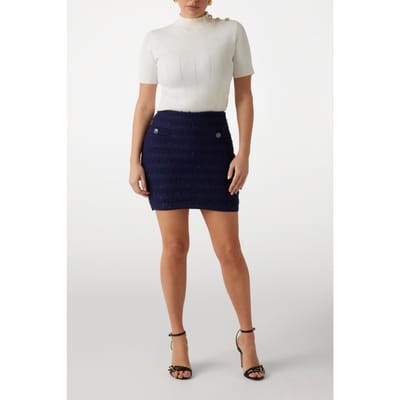 GUESS Marciano By  Amelia A Shape Skirt Nocturnal Navy Taglia: XXS | Minigonne Outlet | Donna | Blu