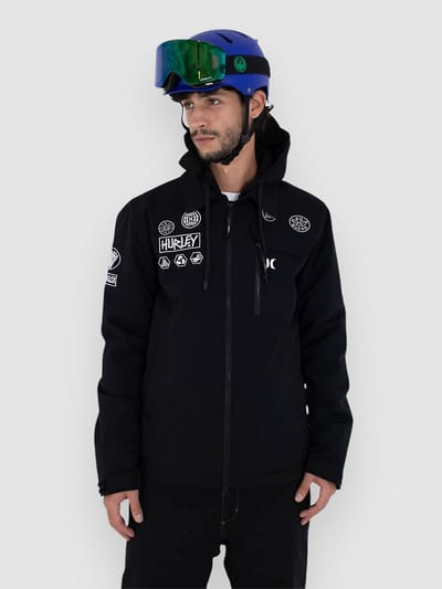 Hurley Patch Snow Jas zwart