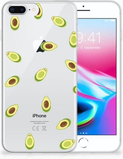Apple iPhone 7 Plus | 8 Plus Siliconen Case Avocado