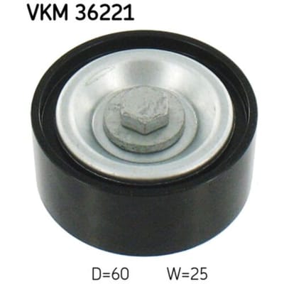 Rondsel/geleiderpoelie, V-ribbelriem SKF VKM 36221