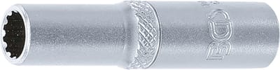 BGS Dopsleuteldop Gear Lock, diep - 1/4 - 7 mm