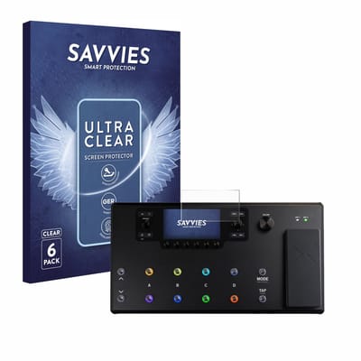 Savvies - Screenprotector voor Line 6 Helix LT - Folie Beschermfolie transparant 6 Stuks