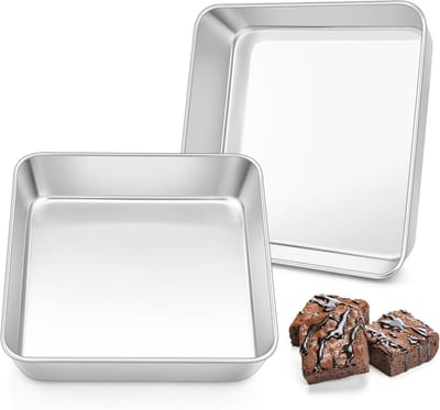 Vierkante Taartvorm van RVS (2,15 cm) - Perfect voor Taarten, Gebak en Desserts