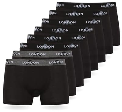 Heren Hipsters Boxershorts - Comfortabele Zwarte Onderwear (4/8-Pack)