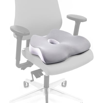 Zitkussen MEDISIT IV antislip en ademend schuim zwart hjh OFFICE