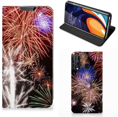 Samsung Galaxy A60 Hippe Standcase Vuurwerk