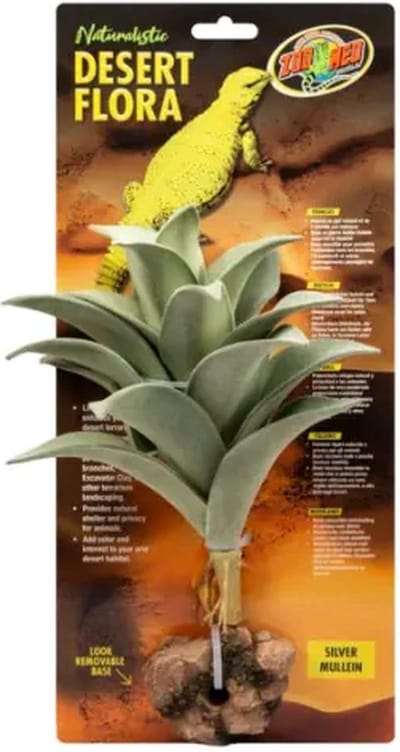 Zoo Med Silver Mullein kunstplant voor woestijnterrarium ca. 20 cm Kunstplant