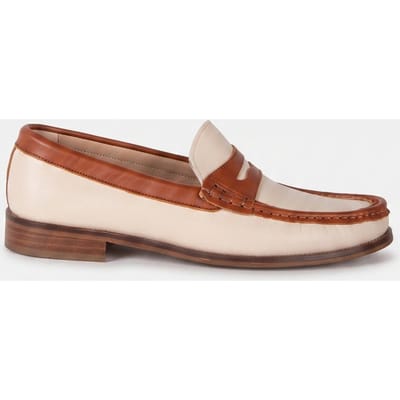 LK Bennett Solaris Penny Slot Tan Size: 41 | Loafers Outlet | Dames | Beige