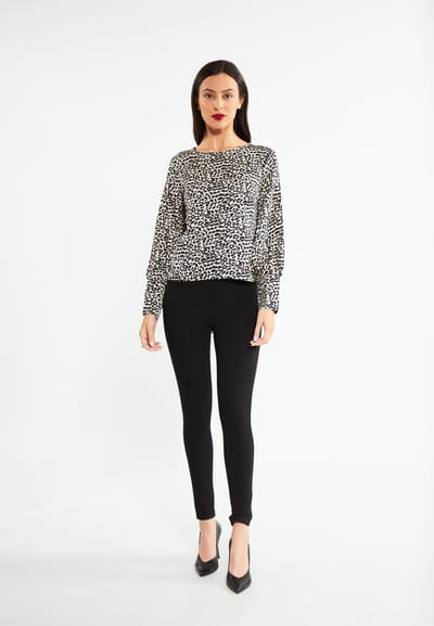 Faina Blouse Dames zwart