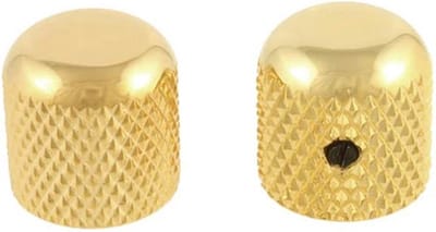 Allparts MK0110002 Gouden Dome Knoppen voor Gitaar - 2 Stuks