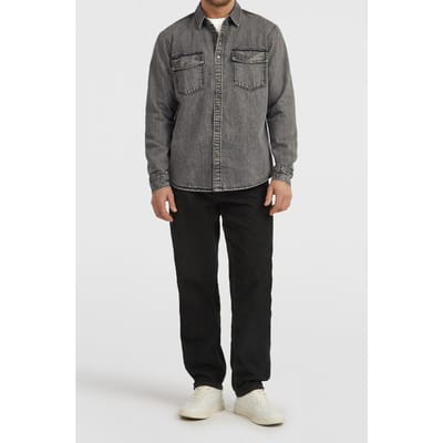 O'Neill O'riginals Denim Shirt Black Out Taglia: M | Camicie Casual Outlet | Uomo | Blu