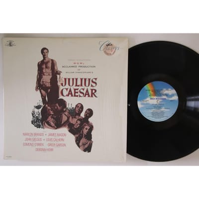 LP Record OST, MIKLOS ROZSA - Julius Caesar MCA25022 MCA 1986 US Soundtracks & Musicals Gebruikt