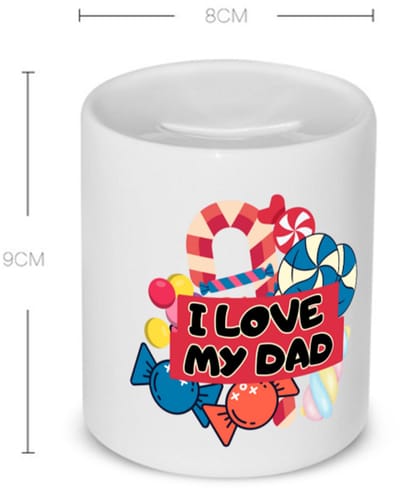 Akyol - papa cadeau - Spaarpot - Papa - vader - vader verjaardag - met opdruk - vader cadeau - vader cadeautjes - vaderdag cadeau - vader cadeautjes verjaardag - liefste papa - leuk kado om te geven - 350 ML inhoud