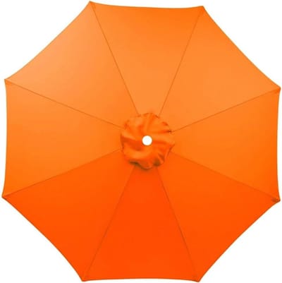 Parasol Vervanghoes - Terras Luifel - Bescherming Tegen Zon - Versterkte Rib Zakken - 2 Meter - Oranje