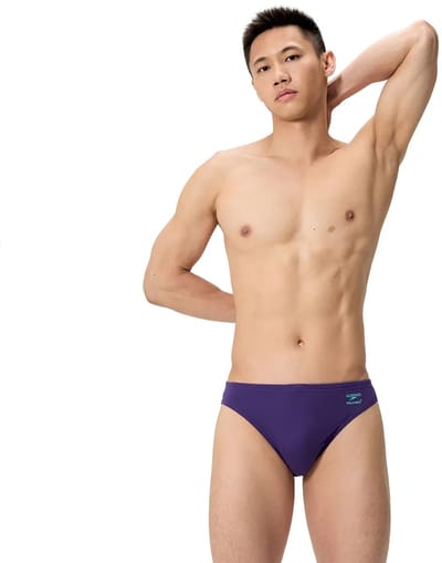 Speedo Solid Zwemslip Paars UK 30 Man