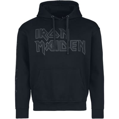 Iron Maiden Trui met capuchon - Fear Lives Flames - S tot XXL - voor Mannen - zwart