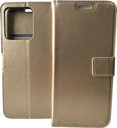Portemonnee Book Case Hoesje Geschikt voor: Motorola Moto Edge 40 - Goud