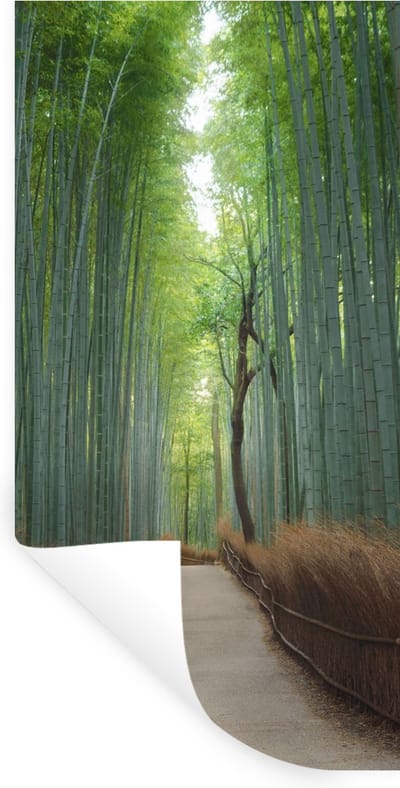 Muurstickers - Sticker Folie - Bamboe - Pad - Bos - 40x80 cm - Plakfolie - Muurstickers Kinderkamer - Zelfklevend Behang - Zelfklevend behangpapier - Stickerfolie