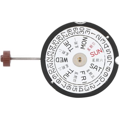 507 Mouvement de Montre de Remplacement Jour Date Calendrier Pièces de Rechange pour Réparateur de Montres black
