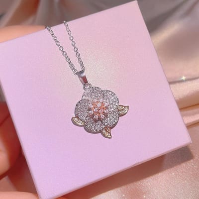 925   Luxe Cluster Diamanten Ringen Dames Bloemtype Driedelige Volledige Diamant Verlovingssieraden Cadeaus voor Vrouwen