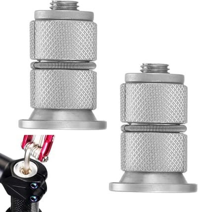 Oneay Set van 2 compressiepluggen voor voorvorkbouten, geschikt voor expansiebouten van 28,6 mm, compressiepluggen voor voorvorkbouten van mountainbikes.