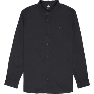 Quiksilver Mw Premium Stretch Overhemd Met Lange Mouwen Zwart 2XL Man