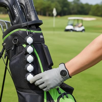 Golfclubs met vergrendeling voor 5 golfballen - Ideaal voor golfers, veilig en praktisch