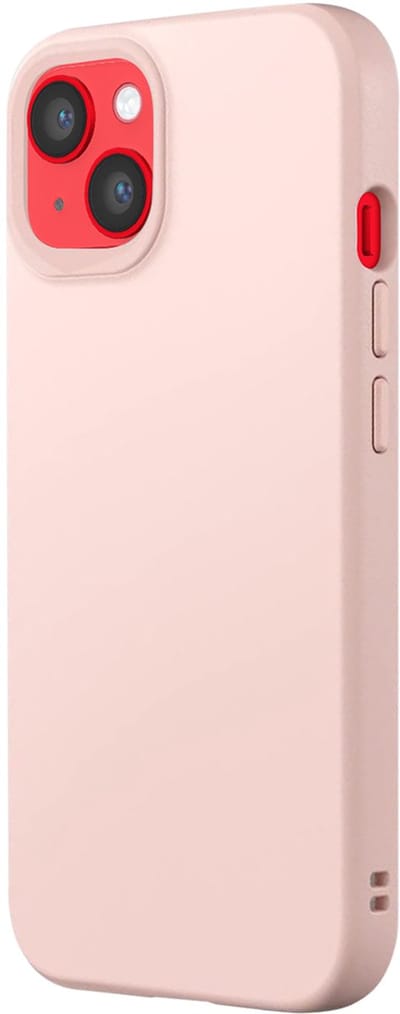Rhinoshield, Hoesje Geschikt voor Apple iPhone 15 Plus MagSafe zacht schokbestendig SolidX-serie, Roze