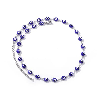 Ketting oogjes - Boze oogjes - Zilveren ketting