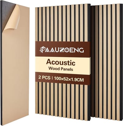 Zelfklevende Akoestische Panelen 100 x 52 x 1,8 cm - Geluidsisolatie Platen voor Studio, Kantoor en Huis