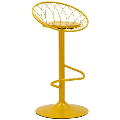 Barkruk Clox Bar Stool Mustard 49×45×92 cm
