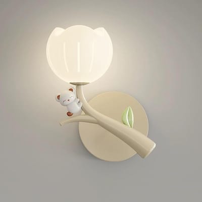 LED Wandlamp - Decoratieve Verlichting - Gezellige Sfeer - Duurzaam Metaal - Zachte Gloed - Wit
