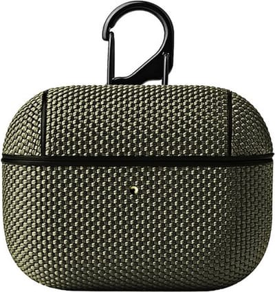 AirPods hoesjes van By Qubix - AirPods Pro / AirPods Pro 2 hoesje - Hardcase - Business series - Groen Airpods Pro Case Hoesje voor Airpods pro Hoes