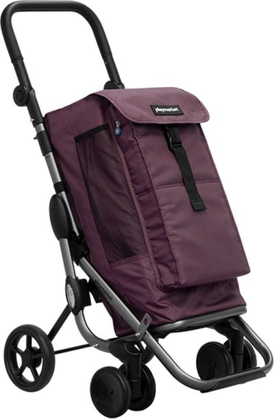 Playmarket Go Up Premium Boodschappentrolley - 2 Wiel - Boodschappenwagen - Paars