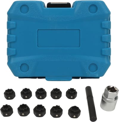 Wielmoer Sleutel Kit - Anti Diefstal Gereedschap - Wielsloten Verwijderen - Speciaal Ontwerp - 10 Delig